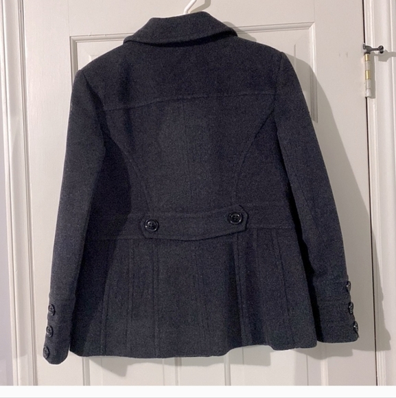 St. John’s Bay Winter Cashmere Wool Blend Peacoat - Picture 2 of 4